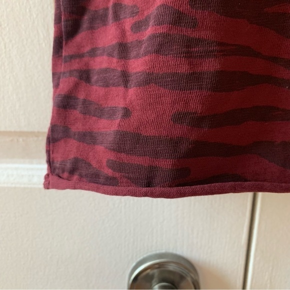 Nation LTD Cardi Raglan Tiger Tee Redwood - Picture 7 of 11